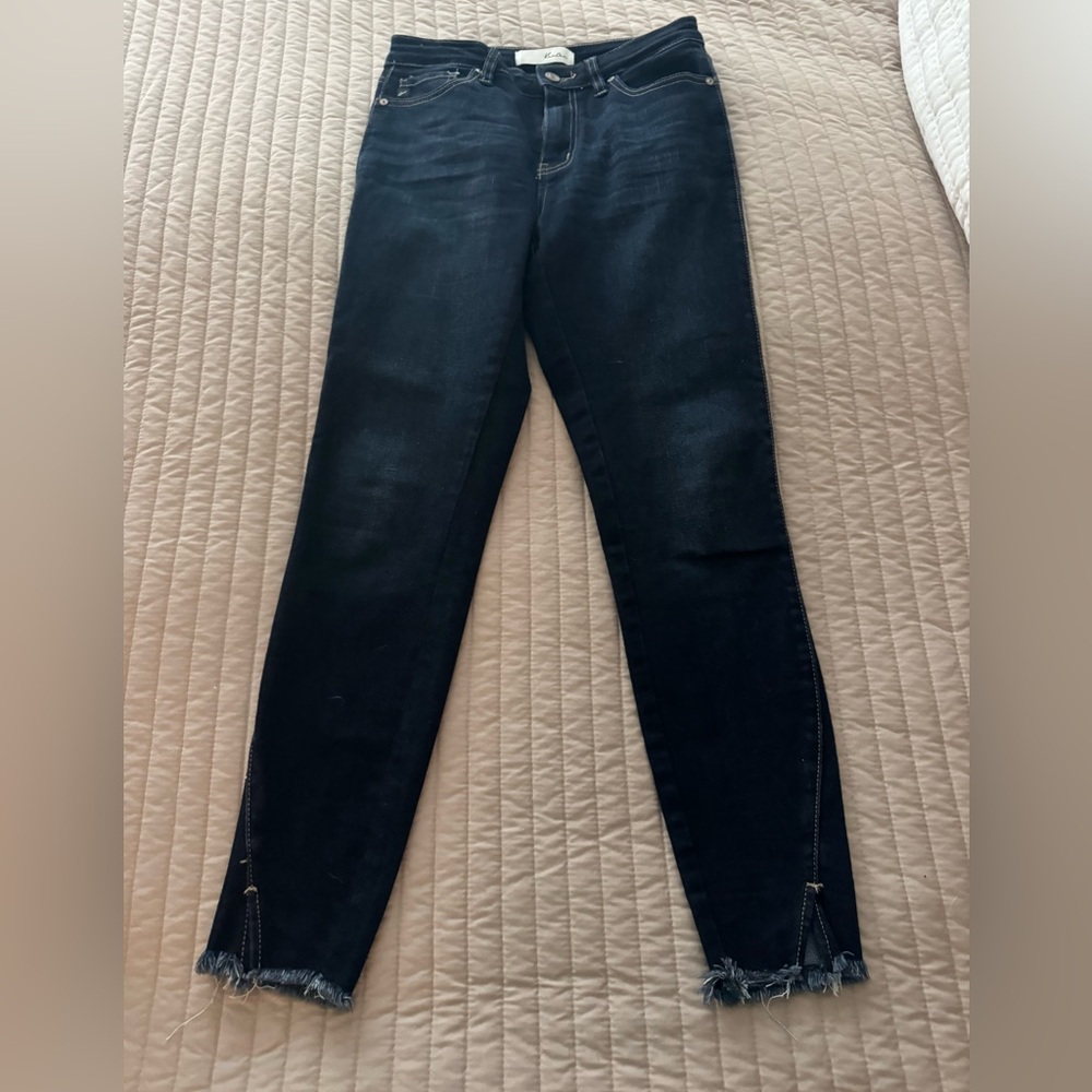 KanCan Blue Skinny Jeans with Tapered Ankle